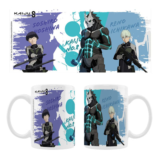 Kaiju No. 8 Ceramic Mug Kaiju No. 8, Reno Ichikawa, Soshiro Hoshina Season 2 8721126703676