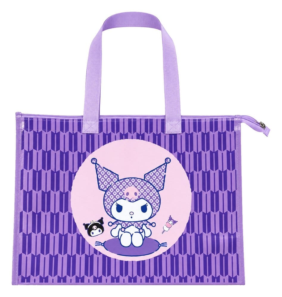 Sanrio PVC Shopping Bag Kuromi Japanese 49 x 36 x 10 cm 8721126704314