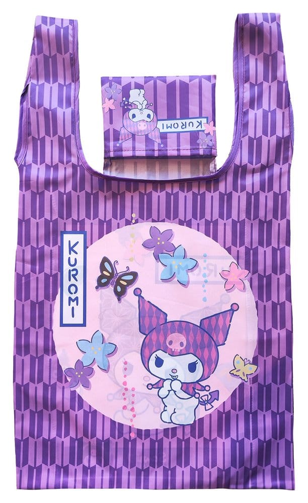 Sanrio Tote Bag Kuromi Japanese Foldable 8721126704338