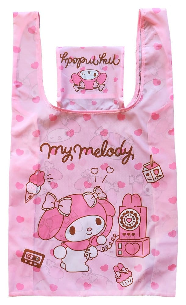 Sanrio Tote Bag My Melody Kawaii Foldable 8721126704345