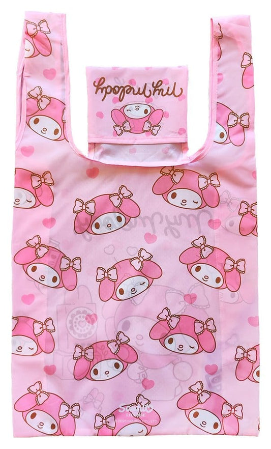 Sanrio Tote Bag My Melody Kawaii Foldable 8721126704345