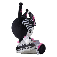 Sanrio Pink Black Party Series Plush Figure Kuromi 17 cm     8721126704369