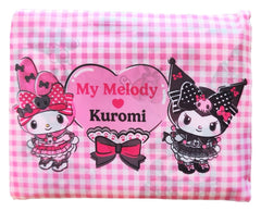 Sanrio Pink Black Party Series Tote Bag Kuromi & My Melody Foldable 8721126704833
