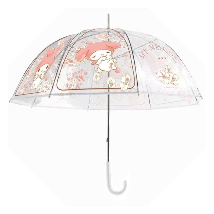 Sanrio Umbrella My Melody Floral Garden Transparent 8721126704871