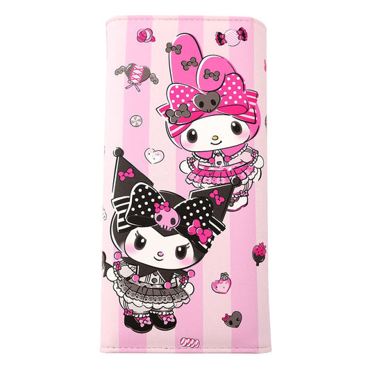 Sanrio Pink Black Party Series Coin Purse Kuromi & My Melody 8721126704888