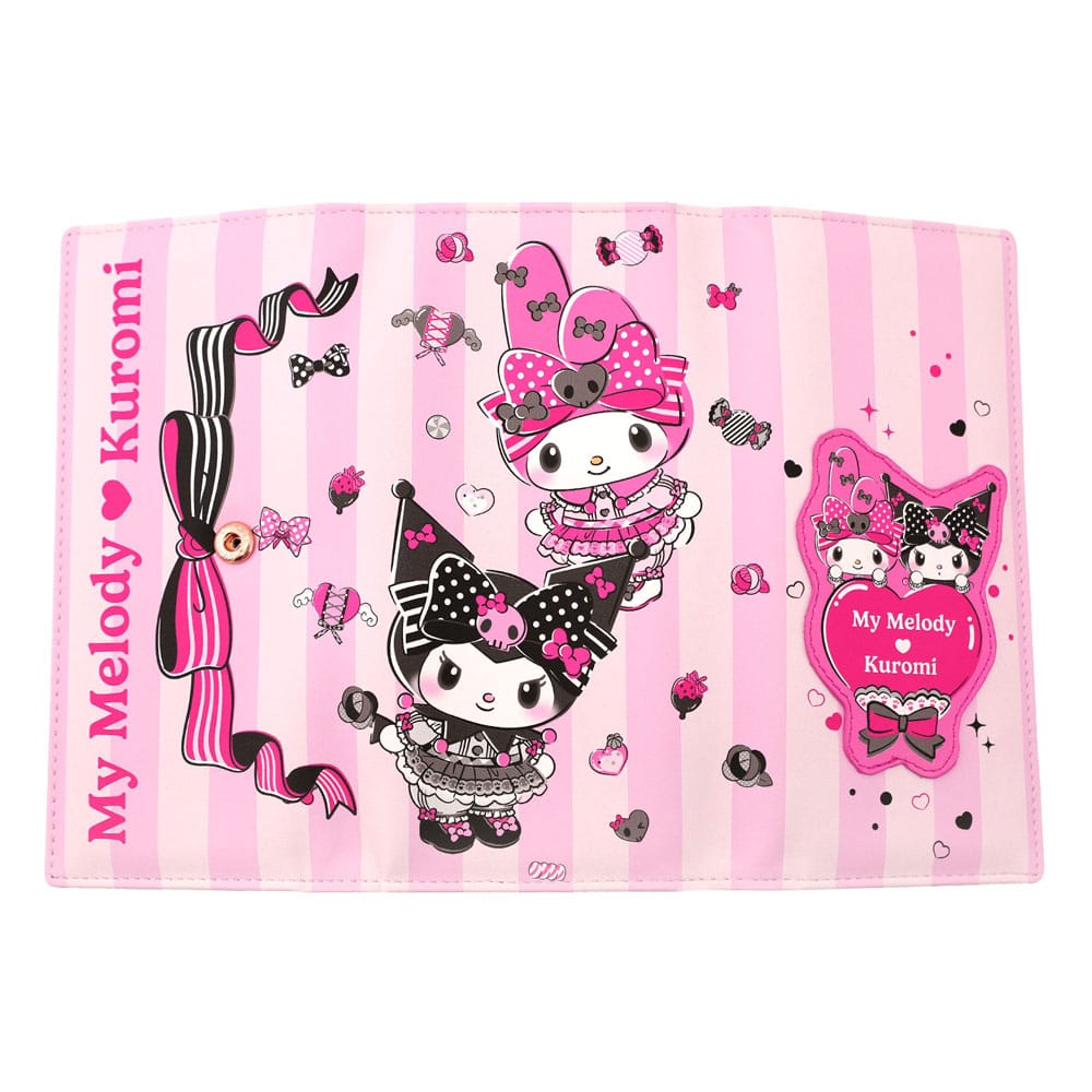 Sanrio Pink Black Party Series Coin Purse Kuromi & My Melody 8721126704888