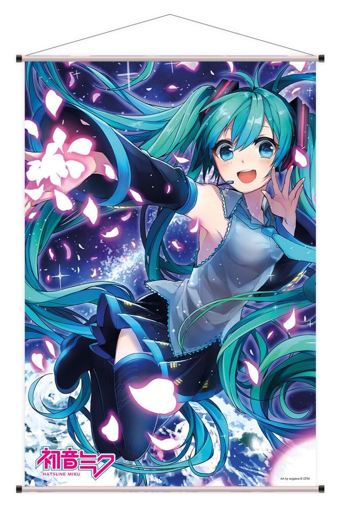 Hatsune Miku Wallscroll 07 Flower 60 x 90 cm 8721126705403