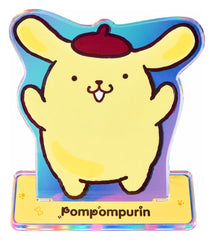 Sanrio Acrylic Standee Pompompurin 30th Anniversary Squishy Cute Purin 17 cm 8721126706042