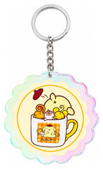 Sanrio Acrylic Keychain Pompompurin 30th Anniversary Squishy Cute Purin 02 8721126706059