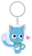 Fairy Tail: 100 Years Quest Acrylic Keychain Happy 6 cm 8721126706288