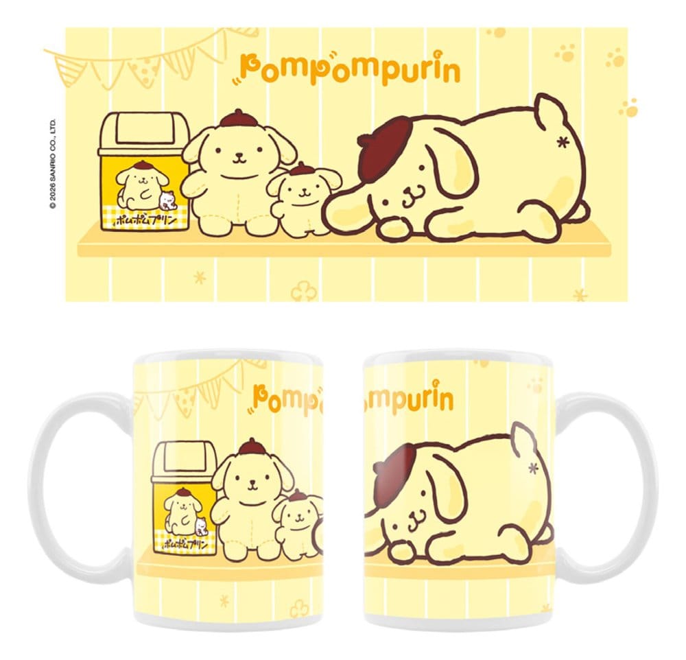 Sanrio Mug Pompompurin Squishy Cute Purin 02 8721126706295