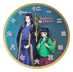 The Apothecary Diaries Acrylic Wall Clock Maomao & Jinshi Holographic 24 x 24 cm 8721126706486