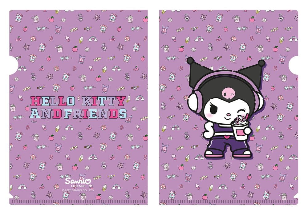 Sanrio Clearfile Kuromi POP 02 8721126706509