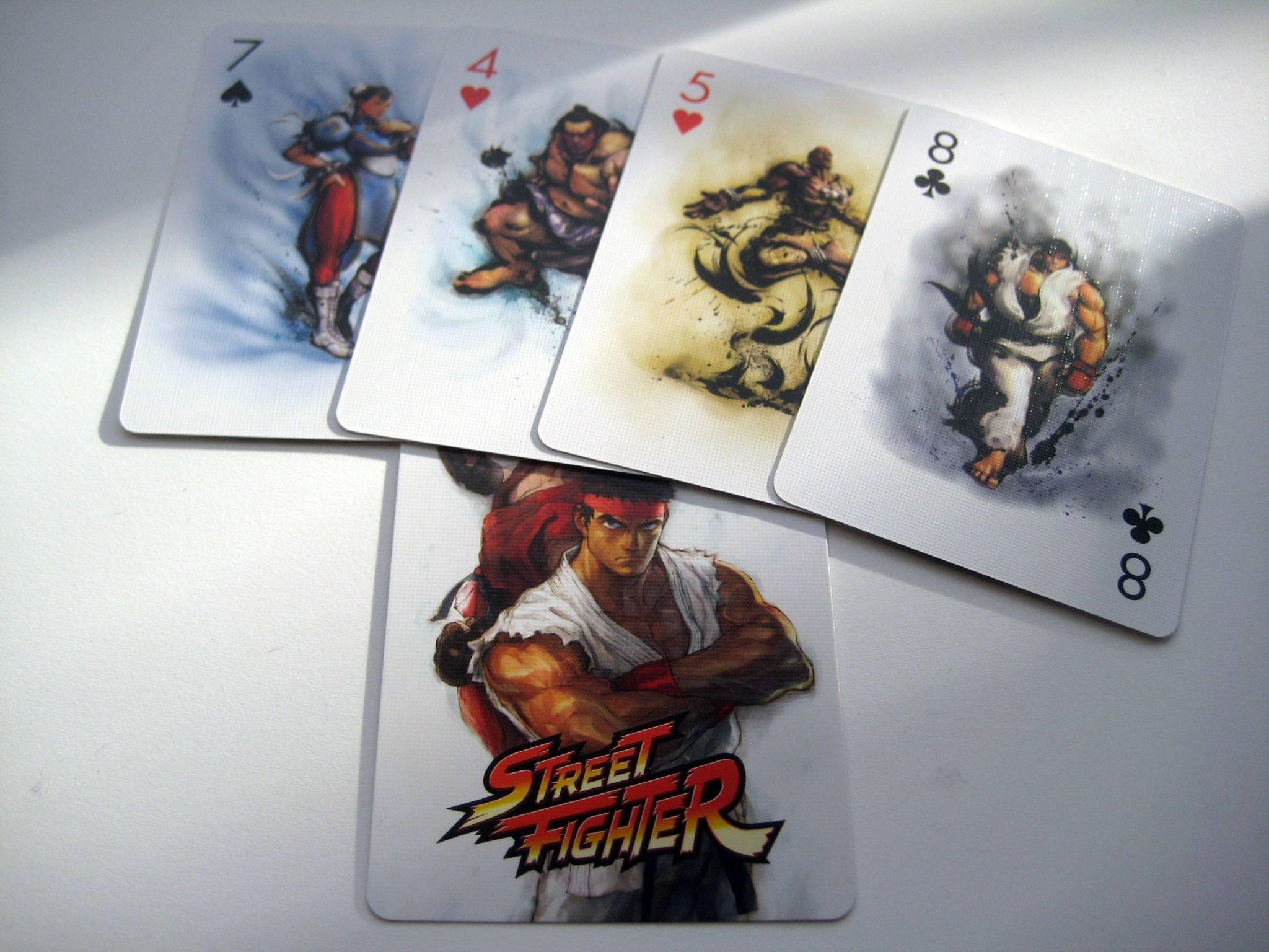 Street Fighter Playing Cards Characters - Amuzzi