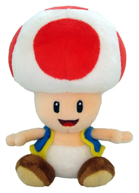 Super Mario Plush Figure Toad 17 cm 3700789221425