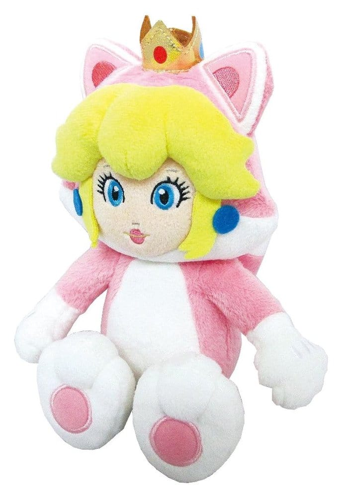 Super Mario Plush Figure Cat Peach 22 cm 3700789291817