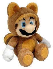 Super Mario Plush Figure Tanooki Mario 22 cm 3760259930011