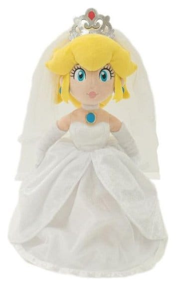 Super Mario Plush Figure Princess Peach Wedding 40 cm 3760259931247