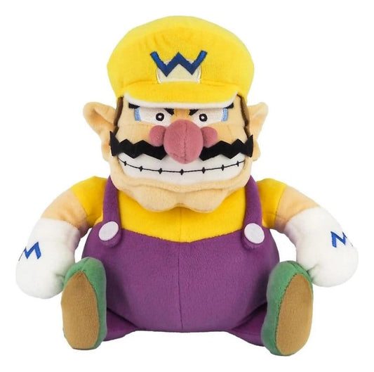 Super Mario Plush Figure Wario 25 cm 3760259934439