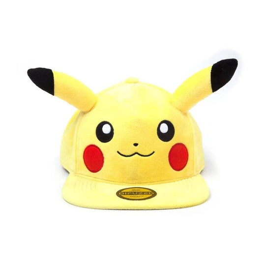 Pokémon Plush Snapback Cap Embarrassed Pikachu 8718526091823