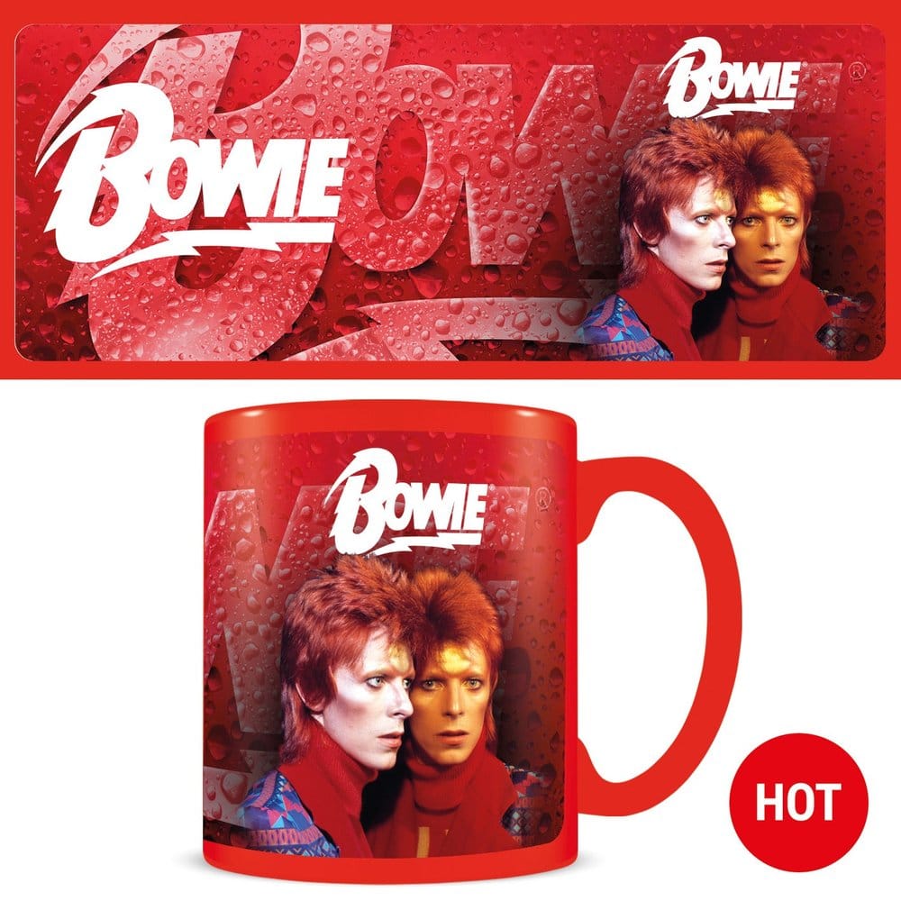 David Bowie Tasse mit Thermoeffekt BoltDavid Bowie Heat Change Mug BoltDavid Bowie mug effet thermique BoltDavid Bowie Taza sensitiva al calor Bolt 5063457010034