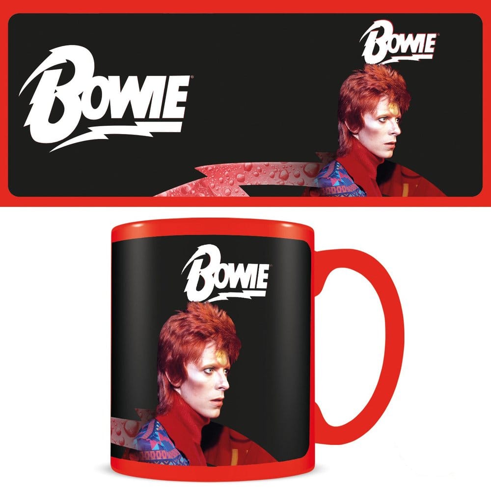 David Bowie Tasse mit Thermoeffekt BoltDavid Bowie Heat Change Mug BoltDavid Bowie mug effet thermique BoltDavid Bowie Taza sensitiva al calor Bolt 5063457010034