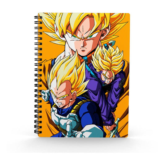 Dragon Ball Z Notebook with 3D-Effect Saiyans 8435450253201