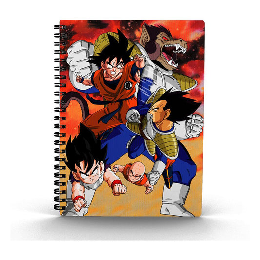 Dragon Ball Z Notebook with 3D-Effect Goku vs Vegeta 8435450253225