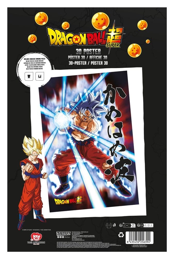 Dragon Ball Super 3D Poster Survival Goku 38 x 58 cm  8435450256394