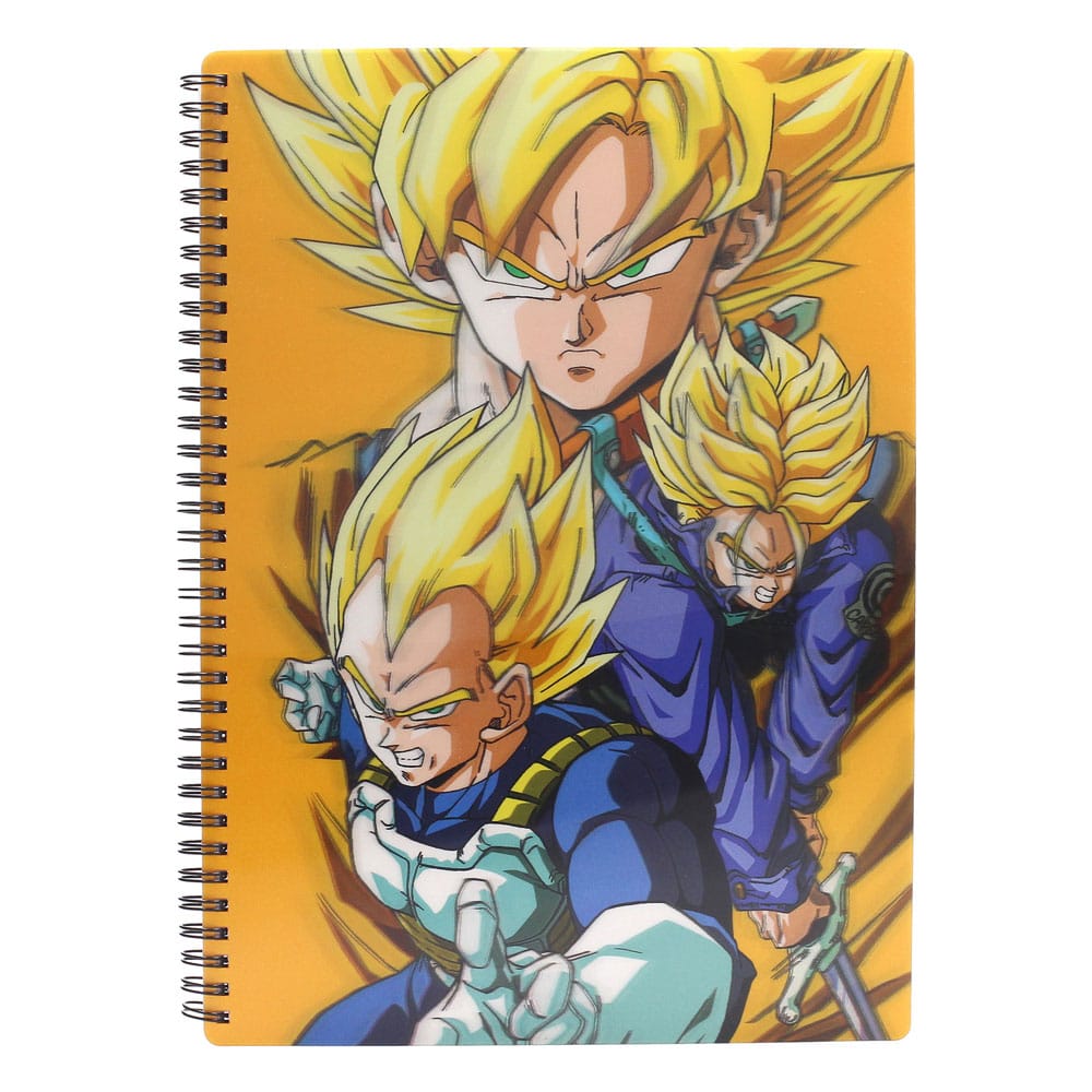 Dragon Ball Notebook with 3D-Effect Saiyans 8435450262425