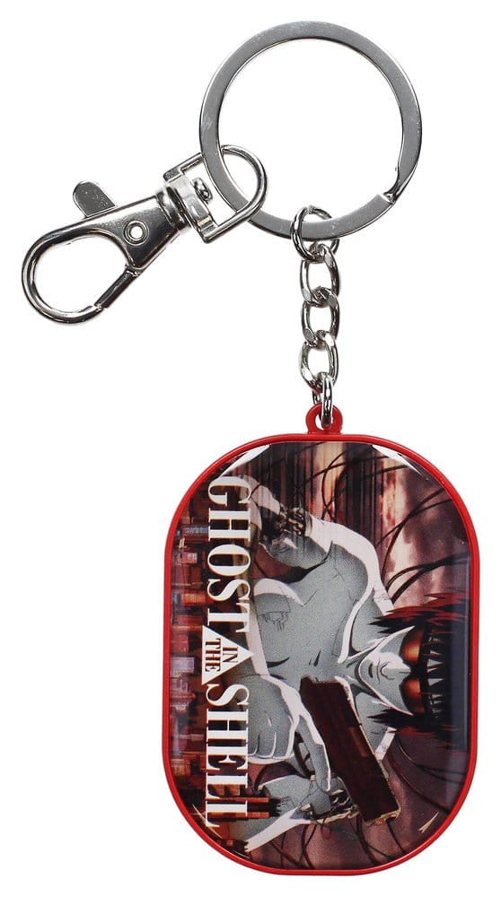 Ghost in the Shell Metal Keychain Armed Motoko 14 cm 8435450260902