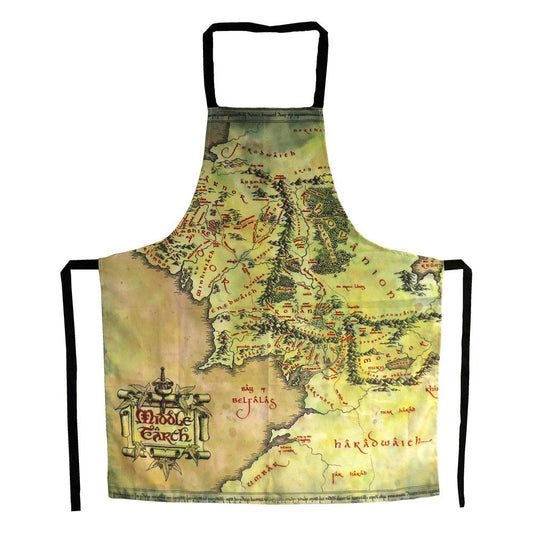 Lord of the Rings cooking apron The Middle Earth Map 8435450243264