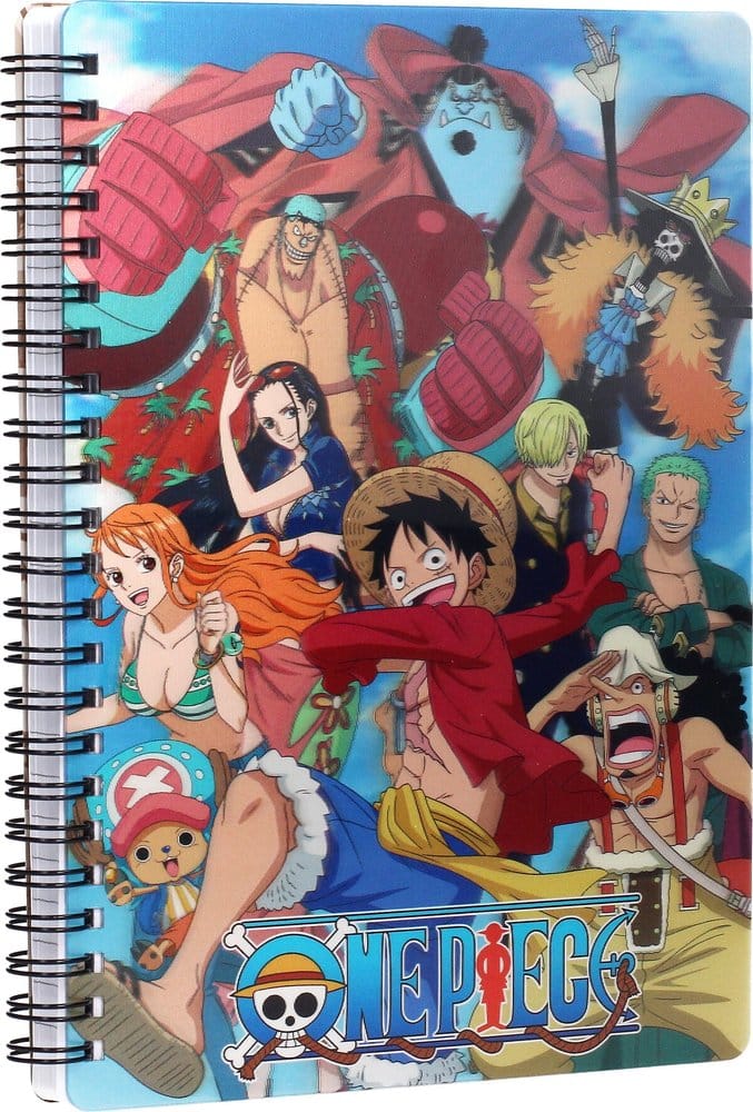 One Piece 3D Effect Notebook Group 5 21 x 15 cm 8435450269134