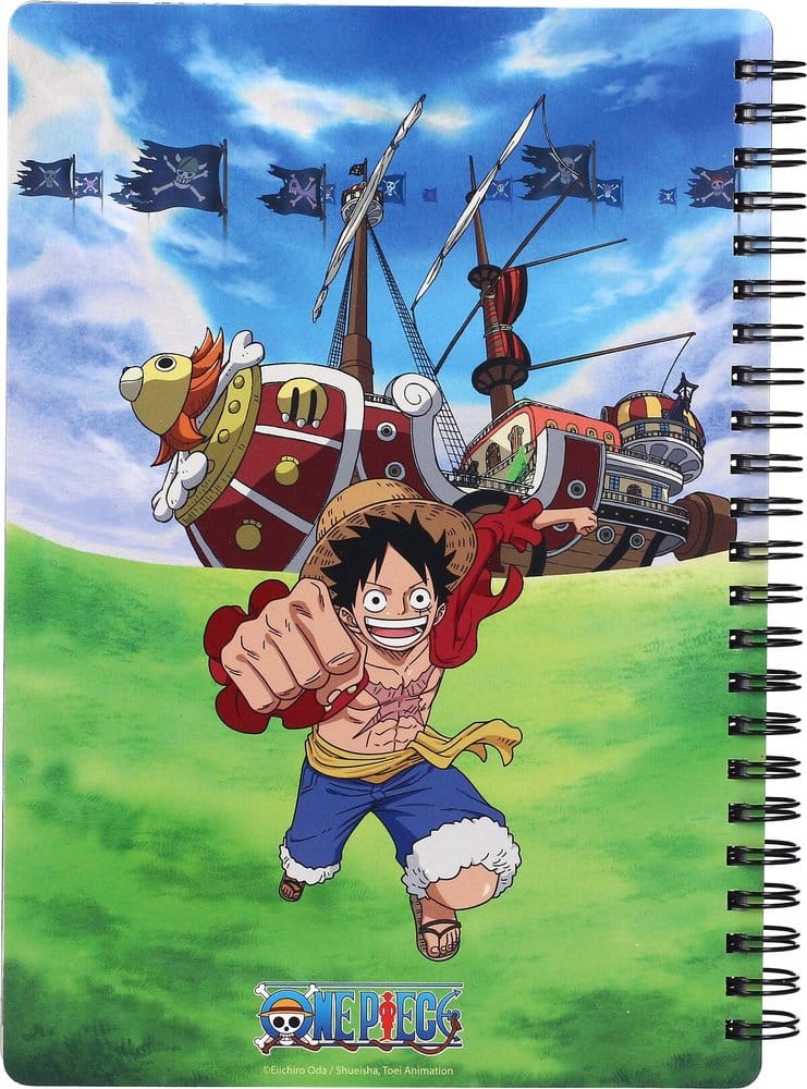 One Piece 3D Effect Notebook Group 5 21 x 15 cm 8435450269134