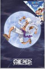 One Piece 3D Poster Monkey D. Luffy Gear 5 38 x 58 cm 8435450269417