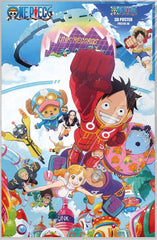 One Piece 3D Poster Punk Records 38 x 58 cm 8435450269455
