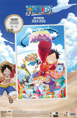 One Piece 3D Poster Punk Records 38 x 58 cm 8435450269455