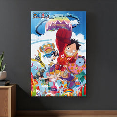 One Piece 3D Poster Punk Records 38 x 58 cm 8435450269455