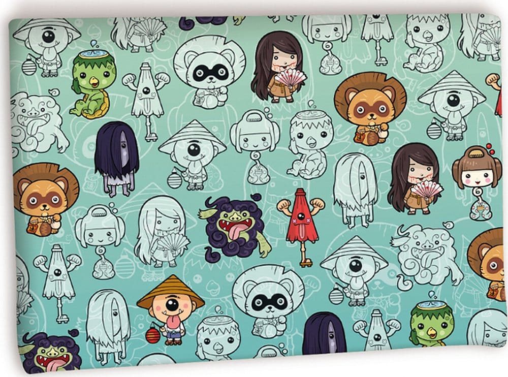 Uchiwa Manga Cover Yokais 21 x 15 cm 8437025791354