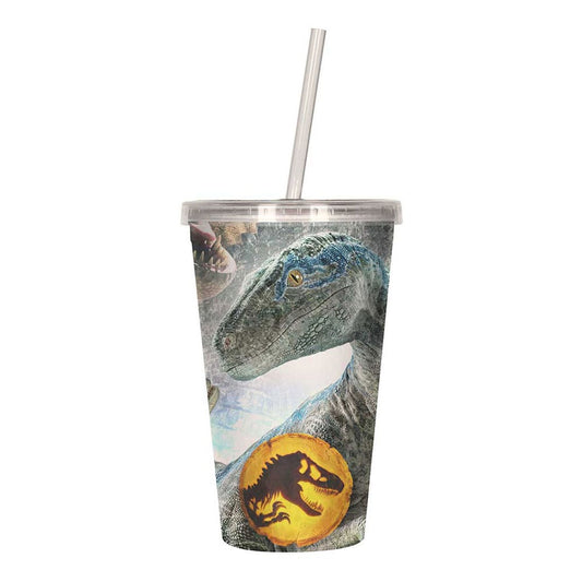 Jurassic World 3D Cup & Straw Biosync 8435450255533