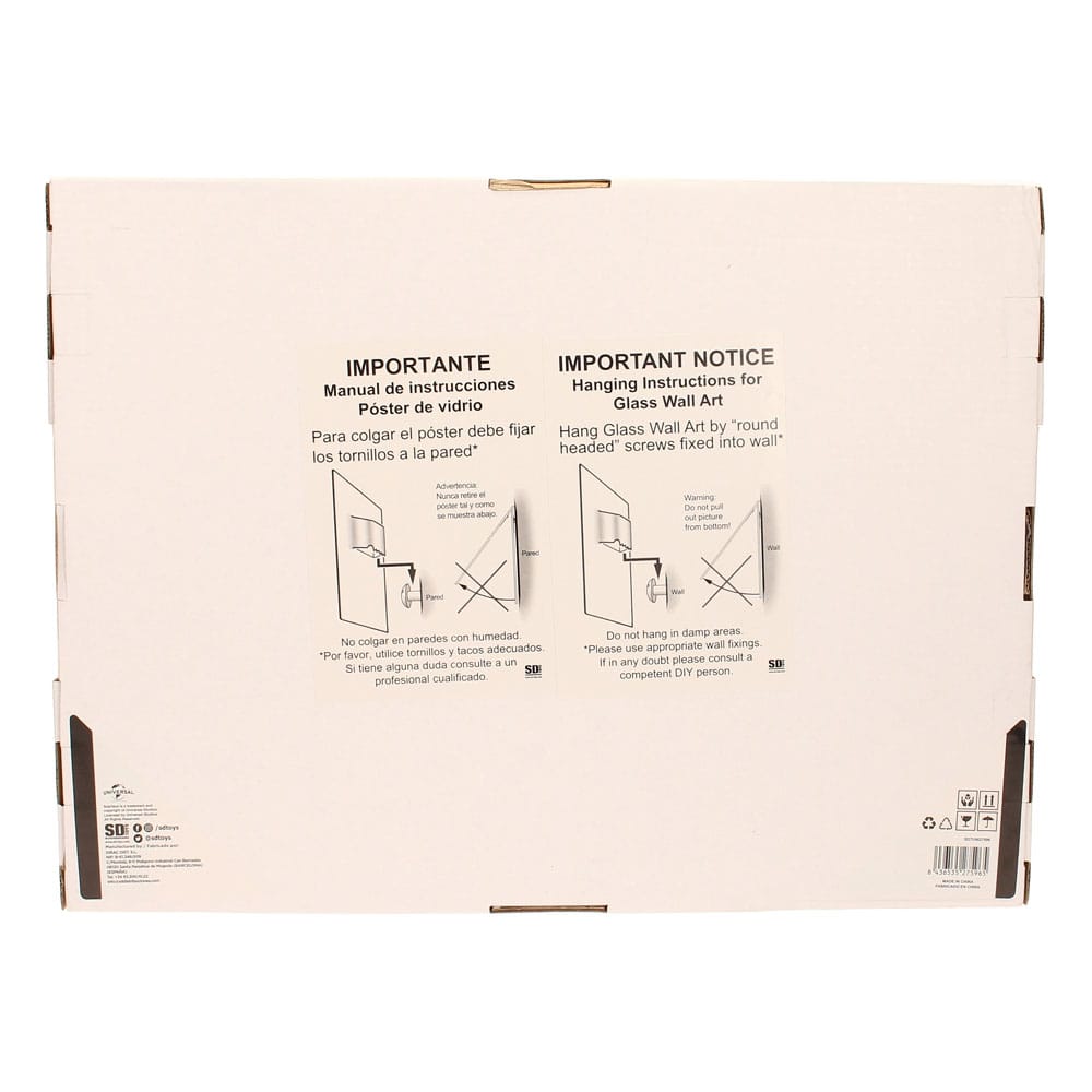 Scarface Glass Poster Say Hello 40 x 30 cm 8436535275965