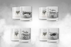 Harry Potter Crystal Glasses 4-Pack Spells 8435450217487