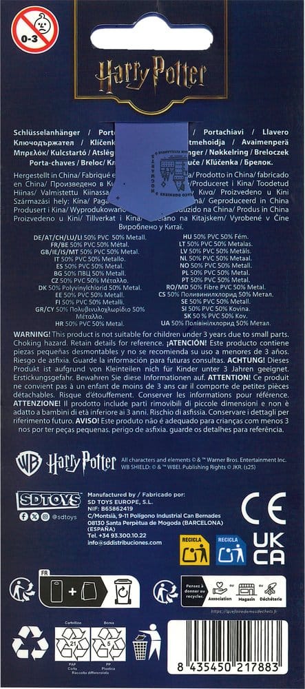 Harry Potter Rubber Keychain Harry on Broom 7 cm 8435450217883