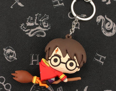 Harry Potter Rubber Keychain Harry on Broom 7 cm 8435450217883