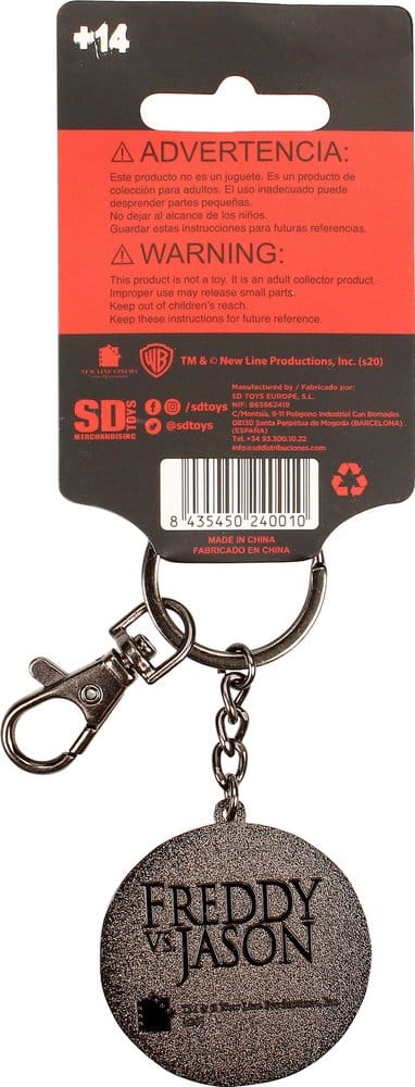 Freddy vs. Jason Lenticular Keychain 18 cm 8435450240010