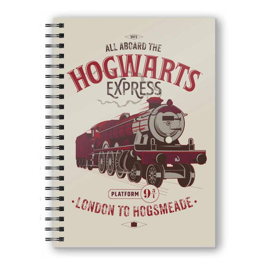 Harry Potter Notebook with 3D-Effect All Aboard the Hogwarts Express 8435450250804