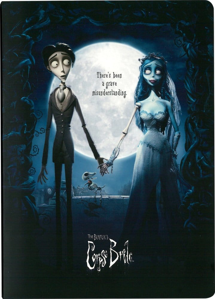 Corpse Bride Softcover Notebook Movie Poster 21 cm 8435450263286