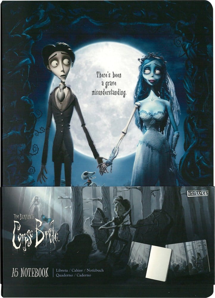 Corpse Bride Softcover Notebook Movie Poster 21 cm 8435450263286