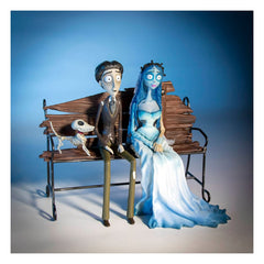 Corpse Bride Gift Set figure & Keyring Victor & Emily 8435450269196