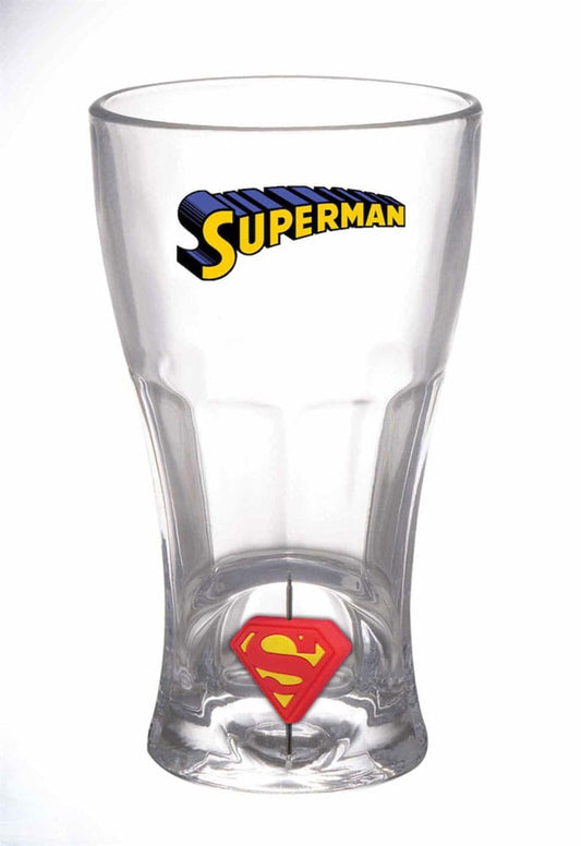 DC Comics Glass Superman Rotating 3D Logo 8436546890454